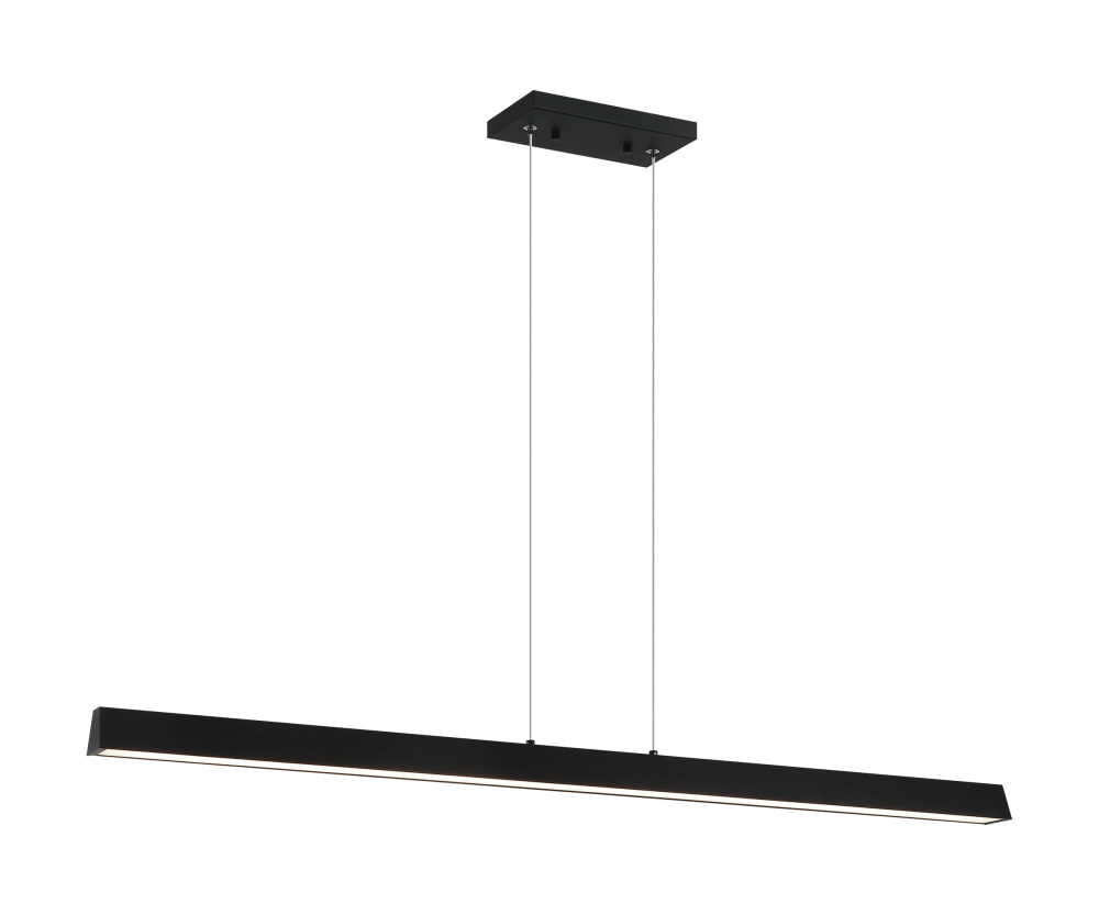 Isosceles Matte Black Chandelier