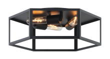 Matteo Lighting X64503MB - Creed Matte Black Ceiling Mount